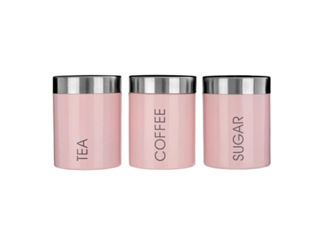 Latas de Açúcar PREMIER HOUSEWARES Liberty Rosa Pastel Chá Café