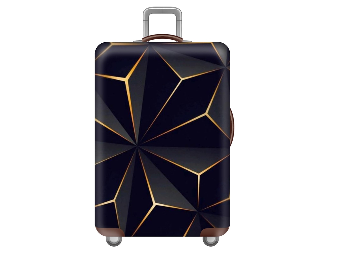 Capa Protetora para Mala de Viagem 22 a 24 Polegadas, com Holograma 3d, Lavável M BRILVIBERA (p)