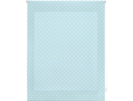 Estore de Rolo HAPPYSTOR Motas Impressão Digital Gostar Turquesa 110x180 cm