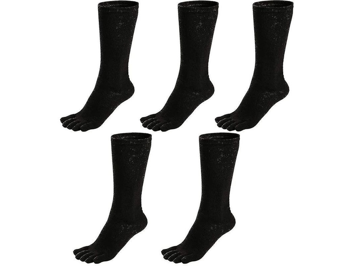Calcetines Deportivos De Dedos Para Hombre Algodón Transpirable Elásticos Para Correr Senderismo Talla 7-11