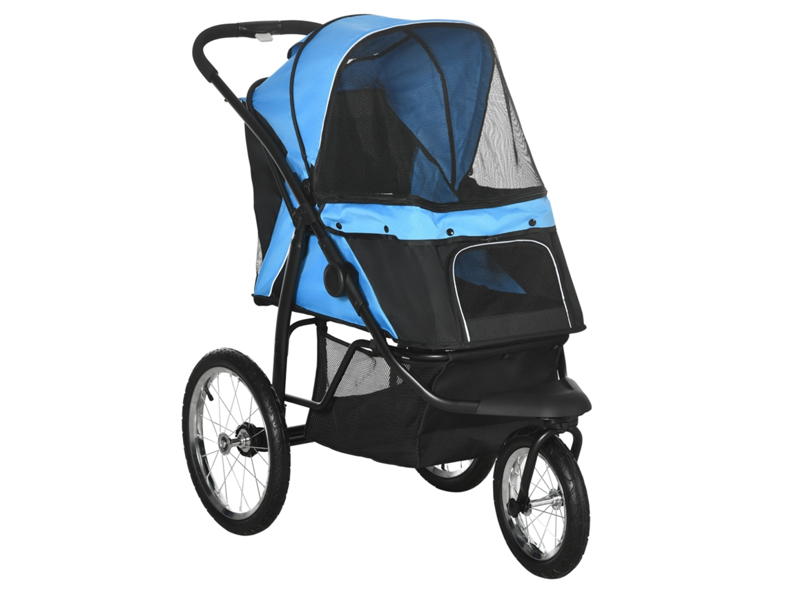 Carrinho Refletores Cesto Uv Janelas Oxford Azul