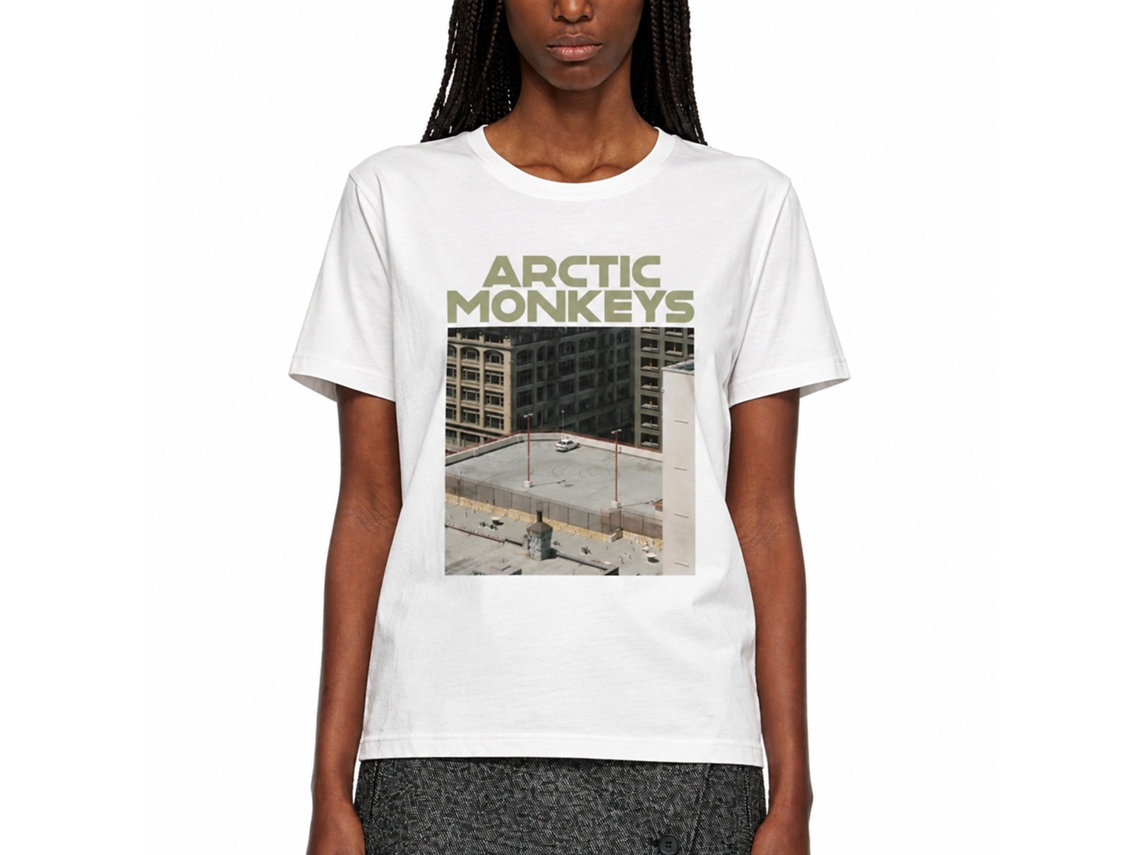 Rockinstone Arctic Monkeys The Car Photo White T-shirt Unique Designer Style