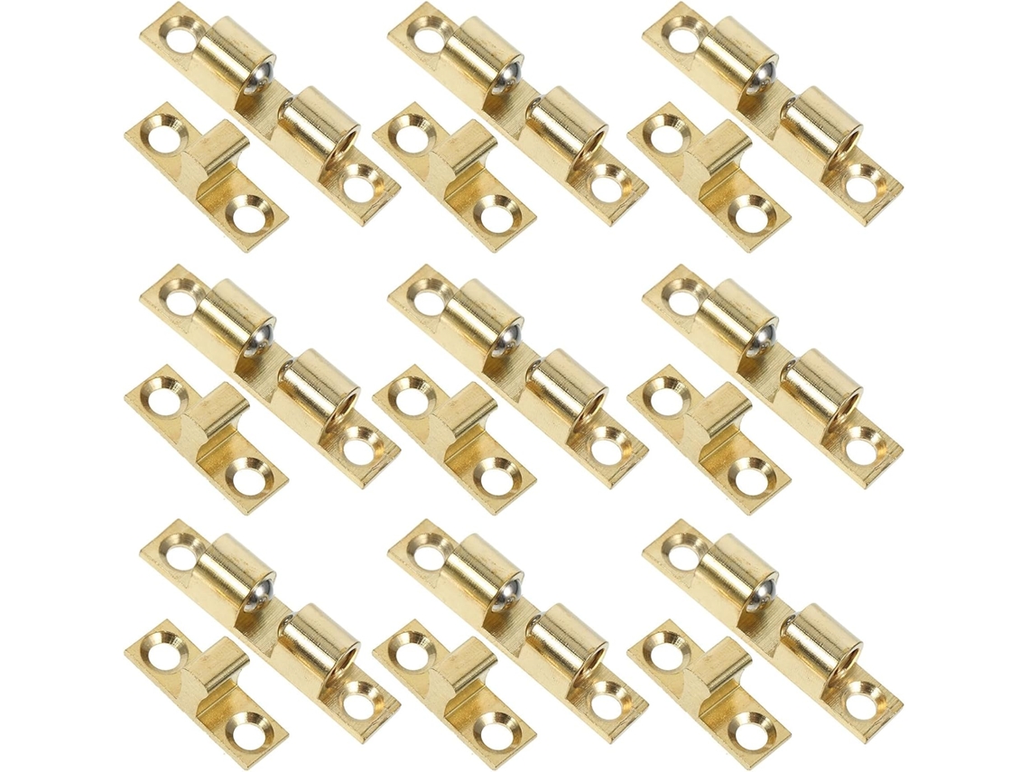 Conjunto De 10-fechos Esfera Em Latão Para Portas Armários, 40mm, Resistentes À Ferrugem, Com Tensão De Liberação