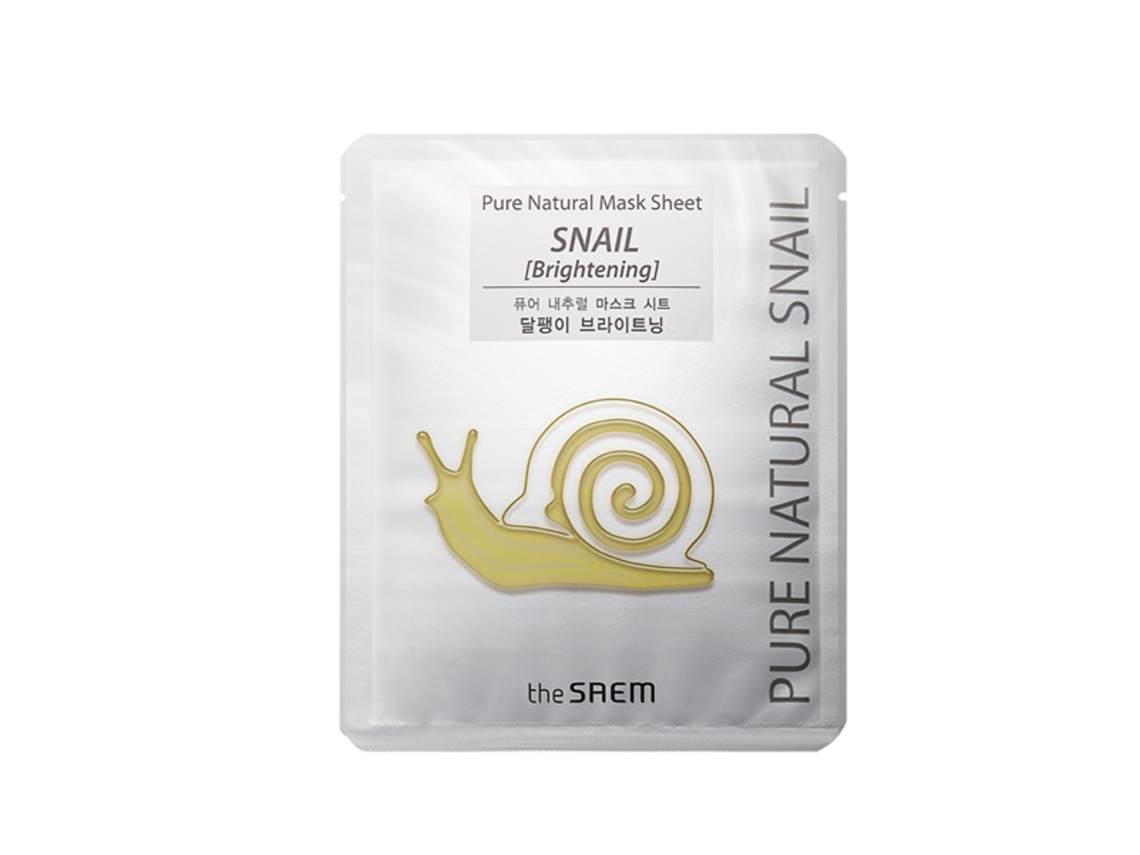Máscara Rosto Iluminadora Snail THE SAEM