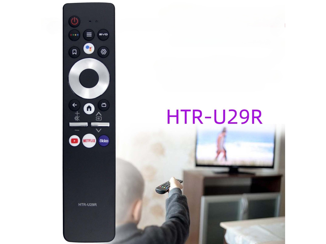 Comando de Tv para Aqua Haier Tv Htr u29r com Voz XIAOMOYU