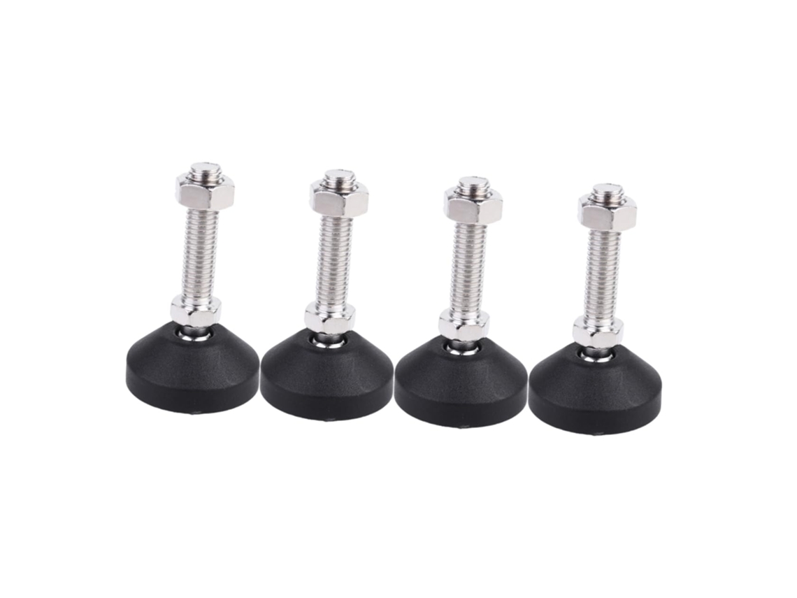 Conjunto De 4 Niveladores Mecânicos Nylon Antiderrapantes E À Prova Choque