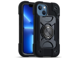 2026 capa para Iphone 14/13 6.1 Polegadas com Proteção Militar Contra Quedas Corpo Completo Preto