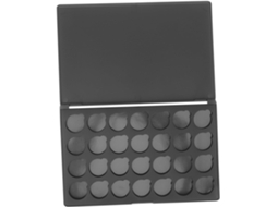 Paleta De Maquiagem Magnética Vazia Com 4 Peças Para Sombra E Blush - Prática E