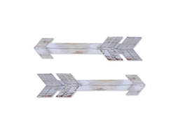 Laxiscreed Pack De 2 Set De Setas De Madeira Retro Para Decoração De Parede Com Estilo Nostálgico