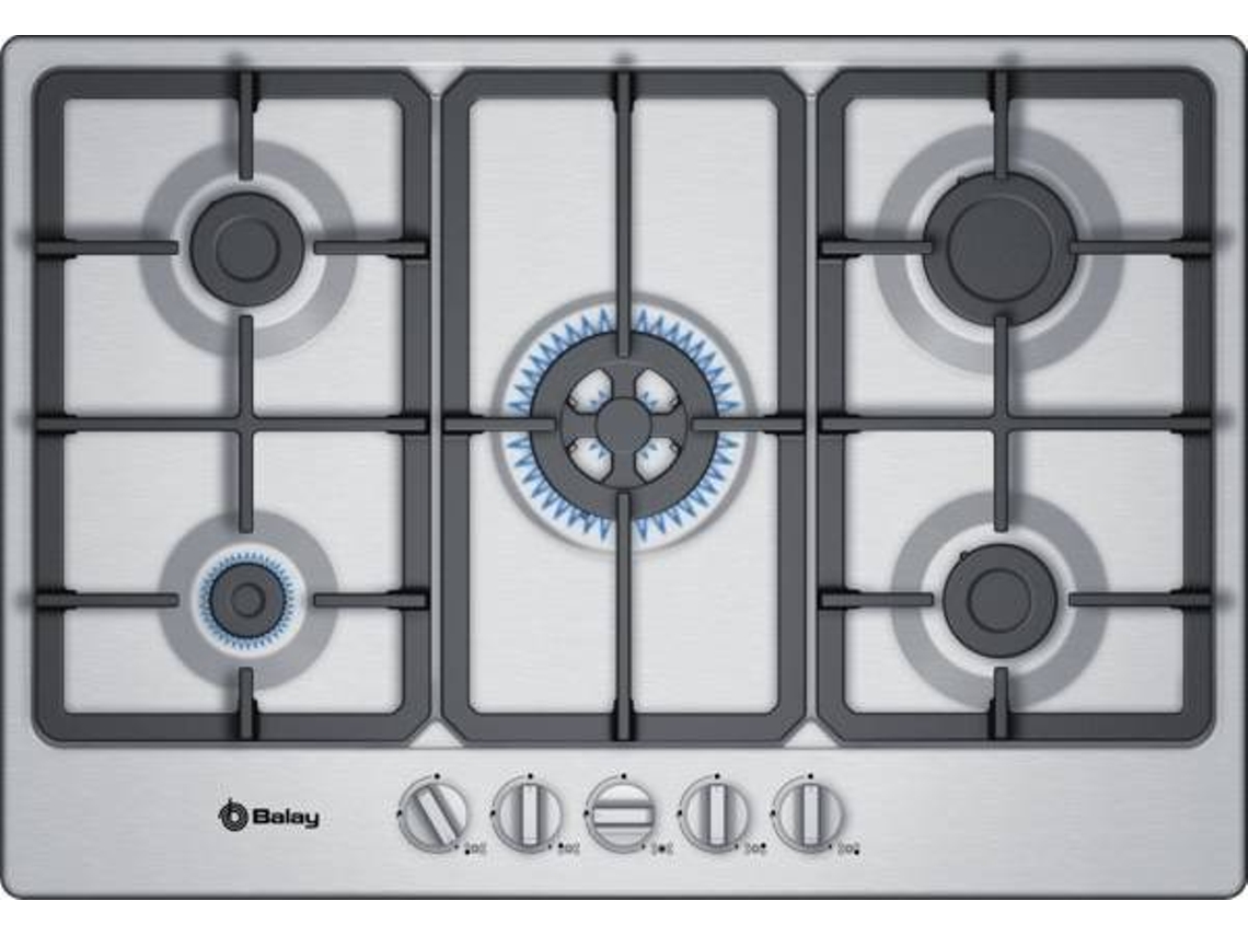 Placa de Gás BALAY 3ETX576HB (Gás Butano-Propano - 75 cm - Inox)