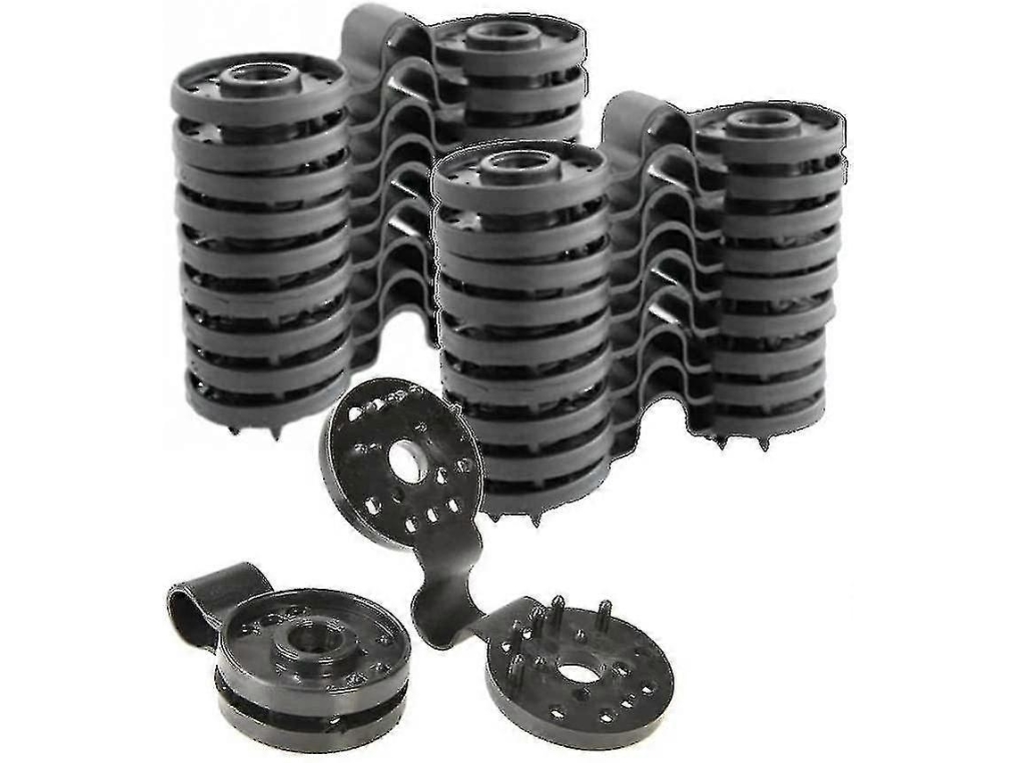 Rebe 50 Clips de Fixação Tratados Anti uv para Redes de Granizo, Telas e Toldos Exteriores Ganchos Resistentes Ao Vento