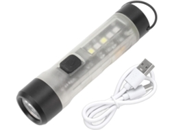 Chaveiro Com Lanterna Led De Bolso Mini 700 Lúmens Porta Carregamento