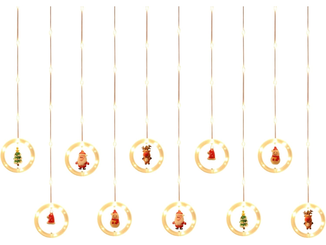 Para Decoração De Janelas Internas, Natal Janelas, À Prova D'água,