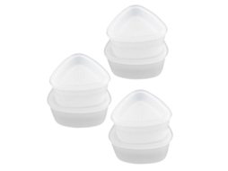 Molde De Silicone Triangular Para Bolinhas De Arroz, 6 Peças, Kit Para Fazer Sushi, Triangular, Kimbap Webake