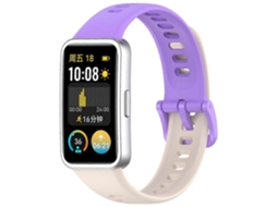 Pulseira De Silicone Brilhante Com Botão De Unha Xdfind Para Huawei Band 10 / 9 / 8