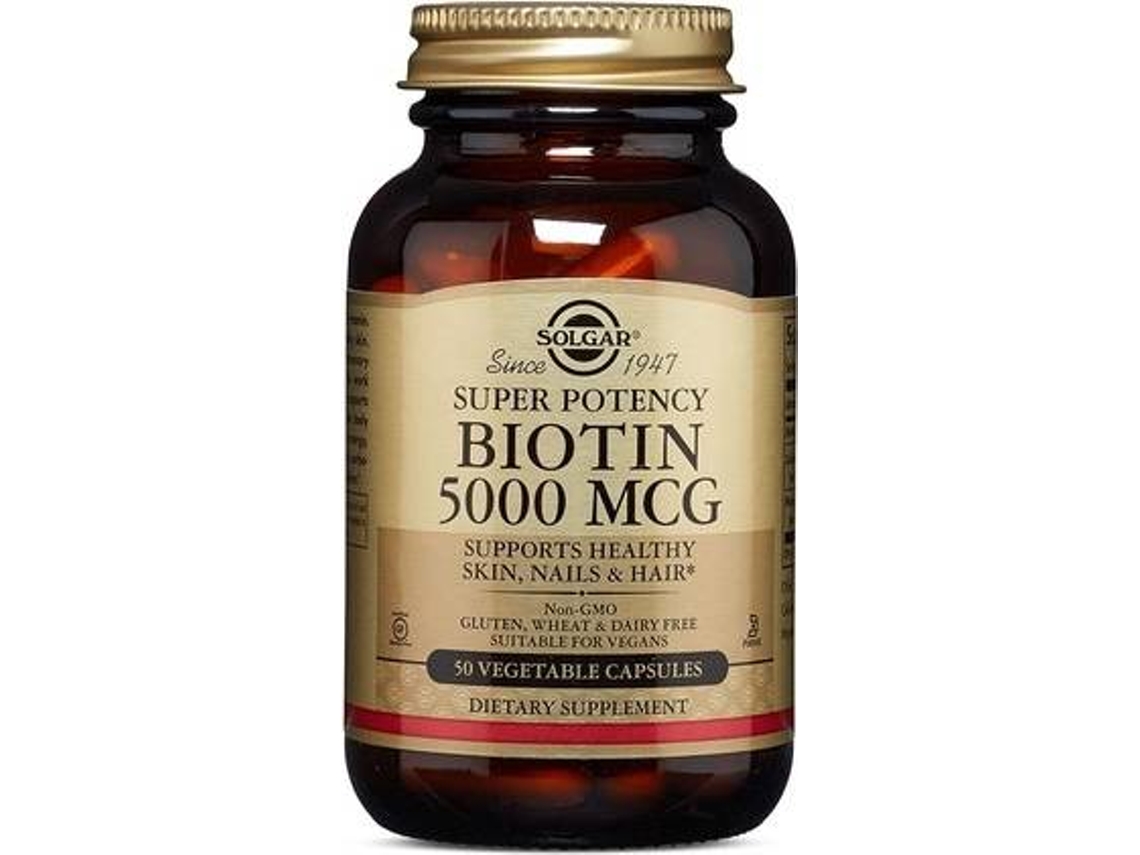Solgar Biotina 5000 Mcg 100 Cápsulas