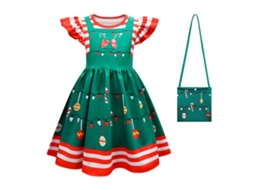 Trajes de Natal Cosplay Conjunto de Vestido Infantil 100
