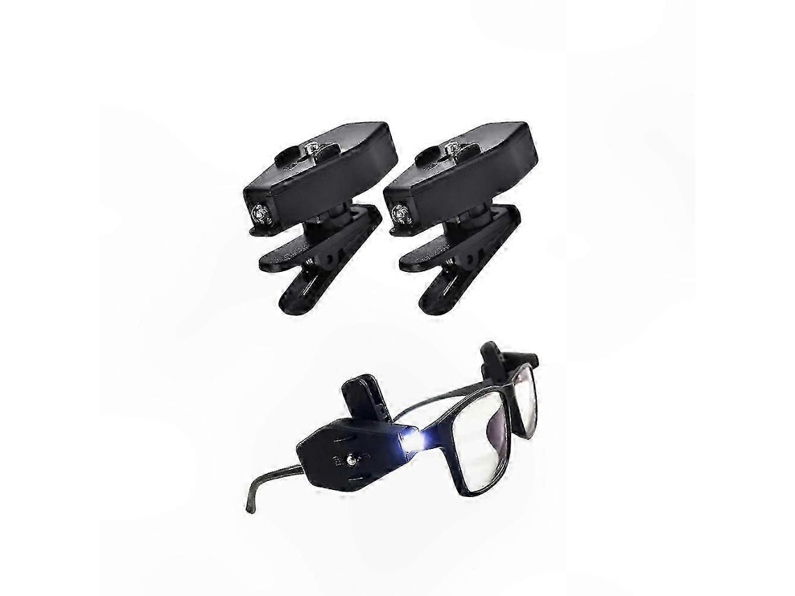 Luz De Leitura Led Para Óculos, Luz De Leitura Flexível Com Clipe E Compatibilidade Universal. Nostalgia88