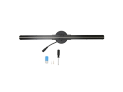 Ventilador Holográfico 3d 16.5in 2000x224 Wifi Projetor Com 224 Leds Para Publicidade Loja 100‑240v Plug Au