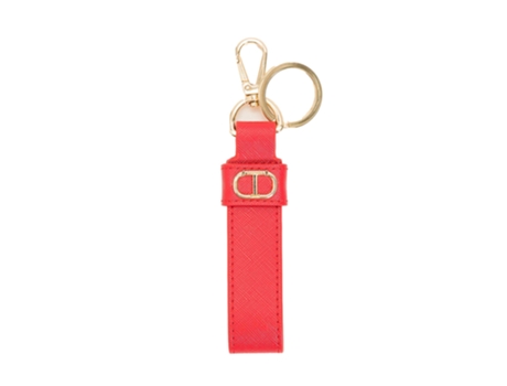Porta-Chaves de Mulher TWIN SET Pele Sintética Vermelho (Tamanho Único)