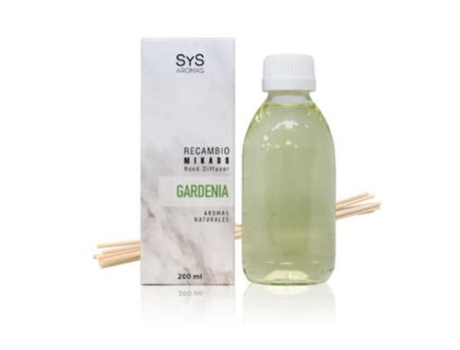 S&S Mikado recarga Gardenia 200ml + palos