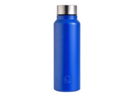 Garrafa De Água De Aço Inoxidável Azul De 750ml Da Casa Benetton