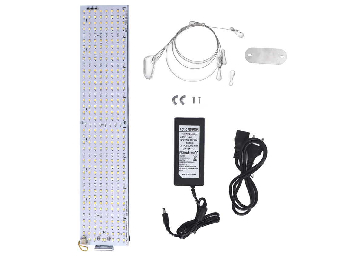 Lâmpada de Crescimento de Plantas Led 624 Beads Espectro Completo Dobrável 180° 100‑240v Plugue Eu | S/MARCA