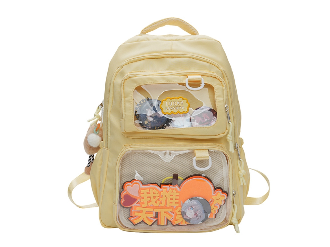 Laxiscreed Mochila Escolar 2025 Com Design Transparente E Versátil Para Estudantes Jovens