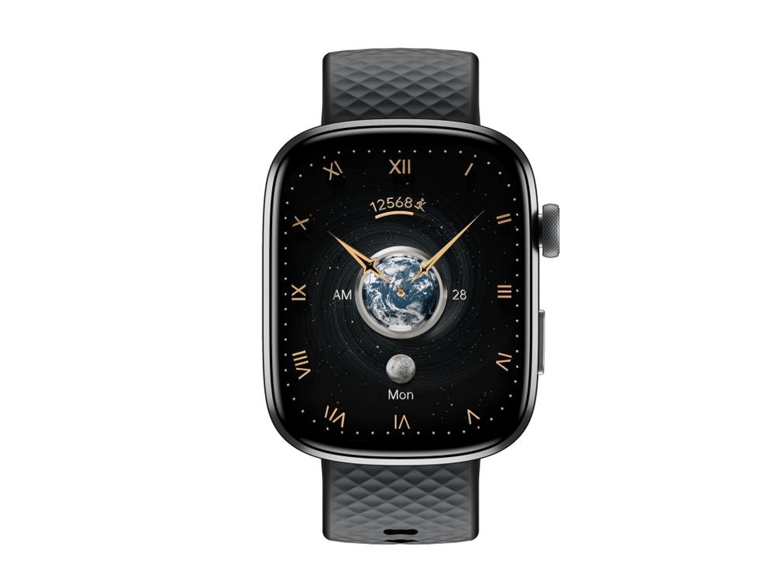 (preto) Smartwatch Esportivo Com Tela Amoled De 1,95 Polegadas E Monitoramento De Frequência Cardíaca.