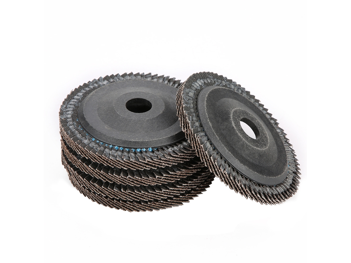 5 Peças Discos De Lixa Com Lâminas De 4'' 100mm Para Esmeril Angular (preto 80)