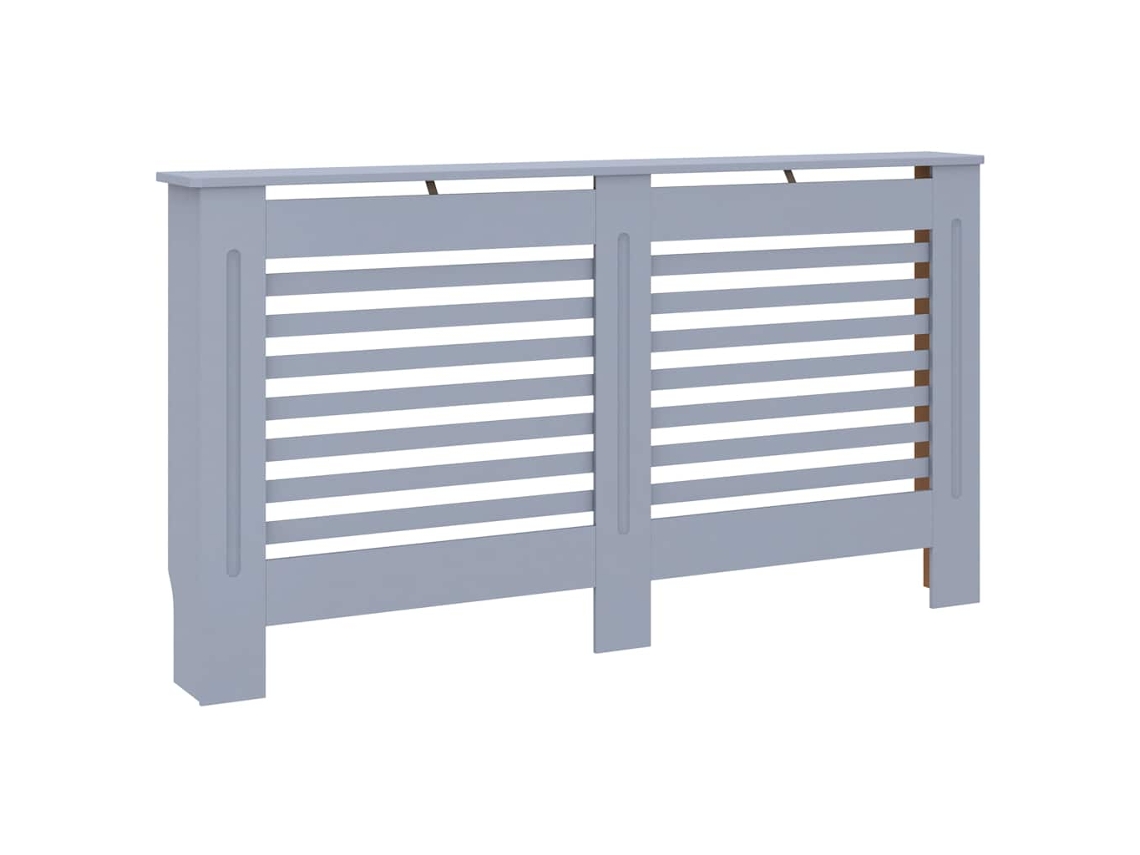Radiator Cover, Radiator Covers Vidaxl Antracite Mdf (152 X 19 X 81.5 Cm)