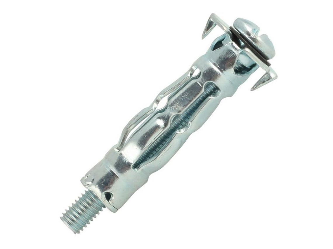 Ancoragens de Corpo Oco em Aço Zincado Spyder com Parafuso de Cabeça Redonda M5X63 18-32 Caixa de 50 6L-Mt SCELL-IT