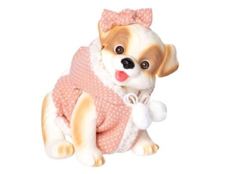 Perrito Blanco Chaleco Coral 23 Cm Cuerpo Vinilo 2607 Rosa Toys Rosa Toysvolumen
