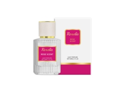 Roxelis Rose Fragrance Perfume com Aroma Natural, Charme e Elegância Duradoura LAXISCREED