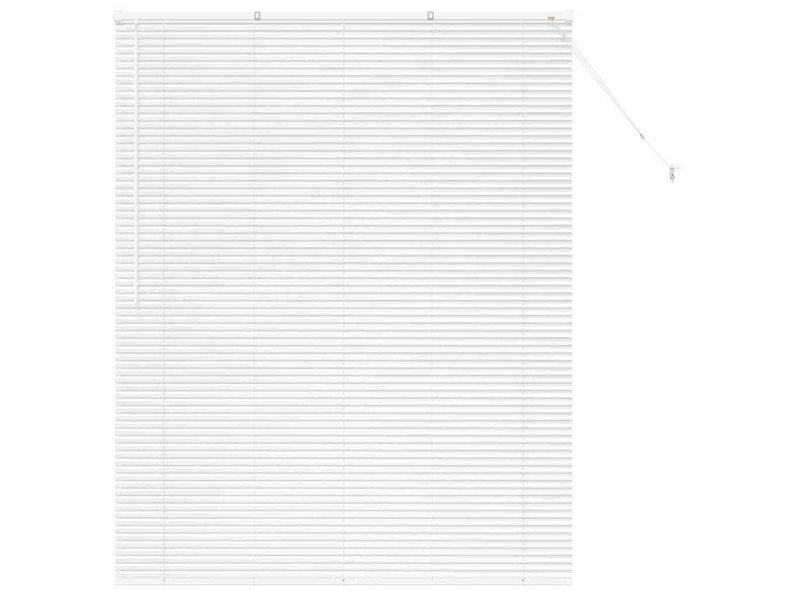 Conjunto 1 Persianas Venecianas Vidaxl Branco Alumínio (175 X 150 Cm)
