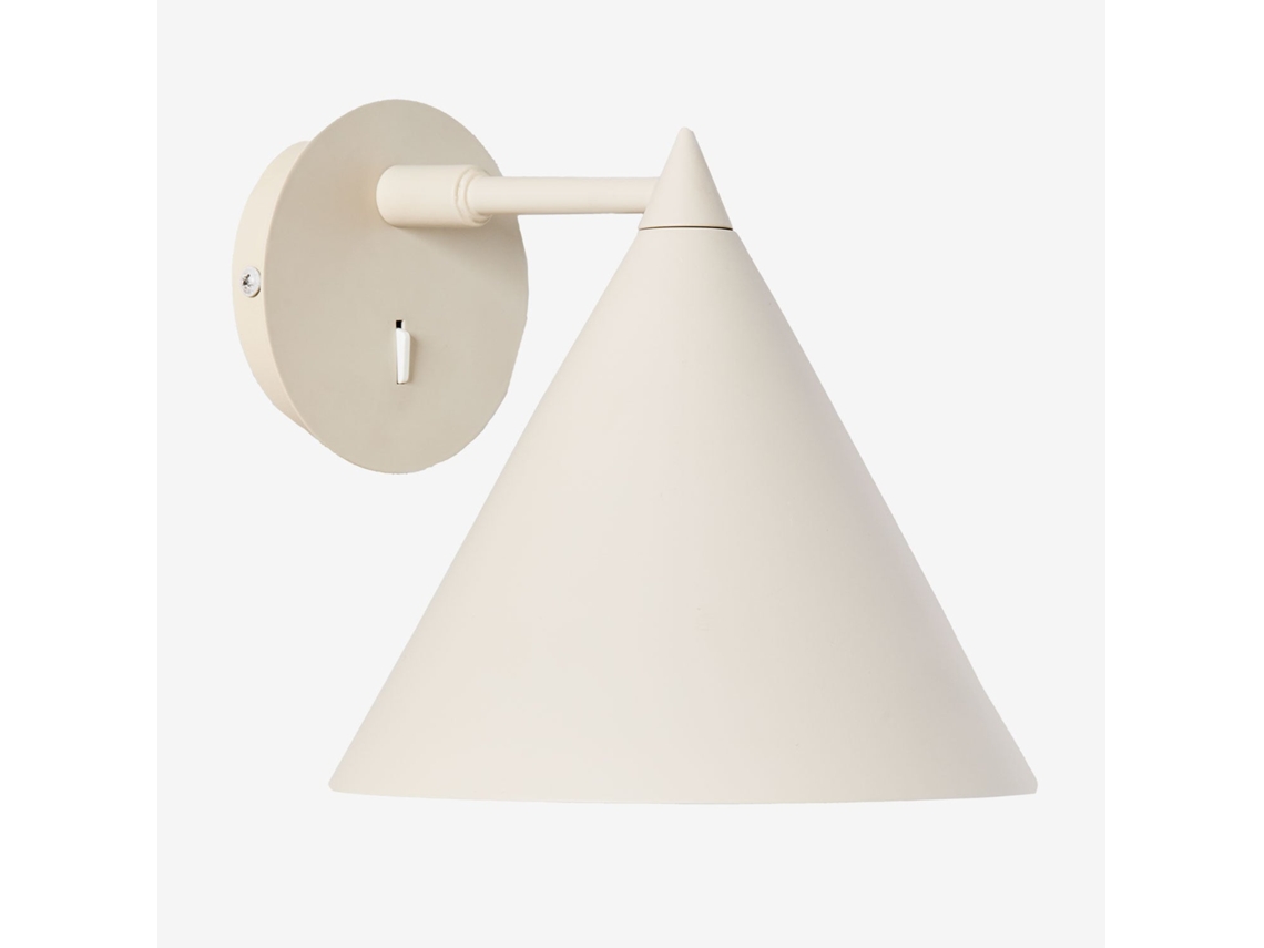 Aplique de Parede Metálico Arilda Ferro Beige Creme SKLUM