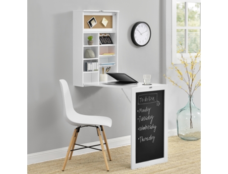 Secretária EN.CASA MDF (Branco - 80 x 50 x 19 cm)