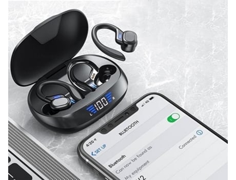 Fones De Ouvido Tws Bluetooth Hd Hifi Estéreo - Preto