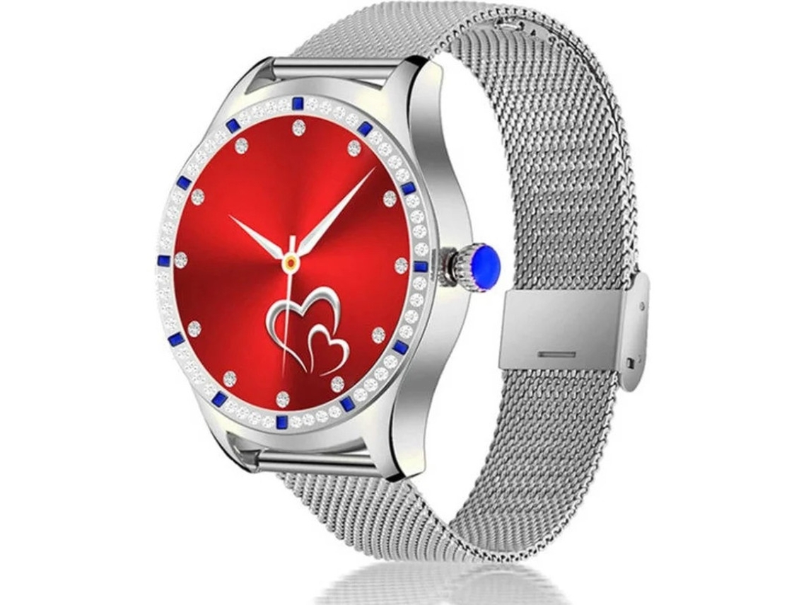 Smartwatch feminino Bluetooth com chamada recebida, rastreador fitness, 10 modos esportivos, monitoramento de som de hora, Bestvite (roxo)
