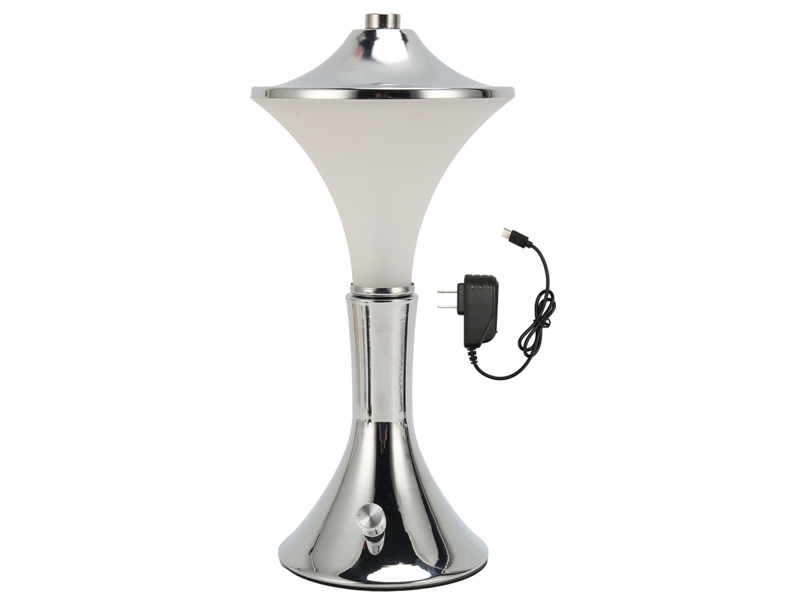 Lâmpada de Mesa Sem Fio Led Ambiente Rechargeável Regulável Luz Quente Decorativa para Bar