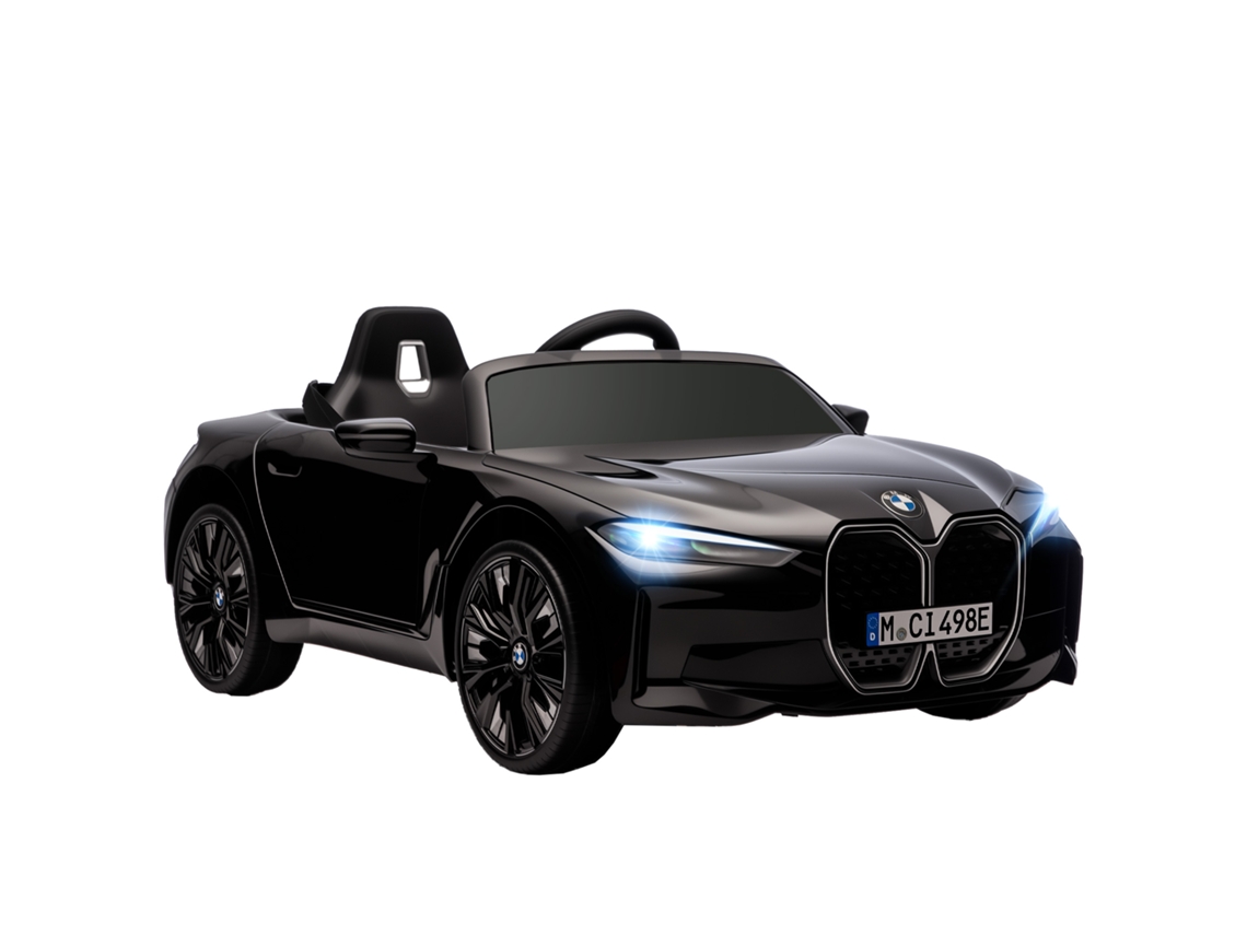 Carro Elétrico 12v Controle Remoto Música Ecrã Luzes Preto