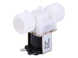 Válvula Solenoide Plástica Nc G3/4 Bateria Dc24v