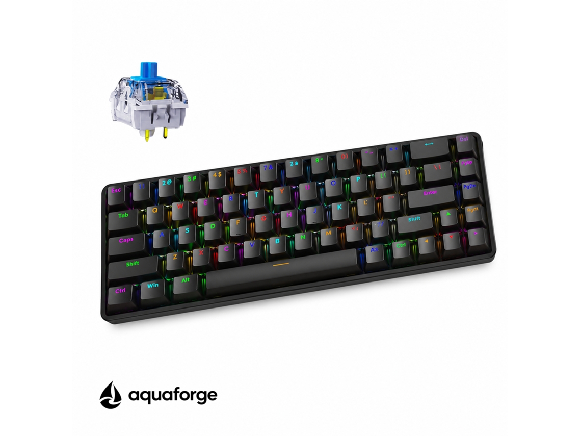 Switches Para Teclado Mecânico 68 Teclas Azul Compacto