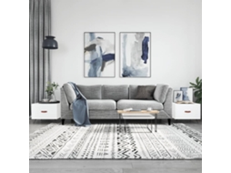 Vidaxl Mesas De Centro 2 Pcs 50x50x40 Cm Branco Brilhante