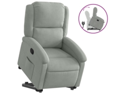Stand Up Recliner Chair, Stand Up Recliner Chairs Vidaxl Cinzeto Veludo