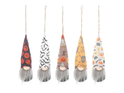 4 Peças de Bonecos Gnomos de Halloween para Decorações de Halloween ALLINLESS