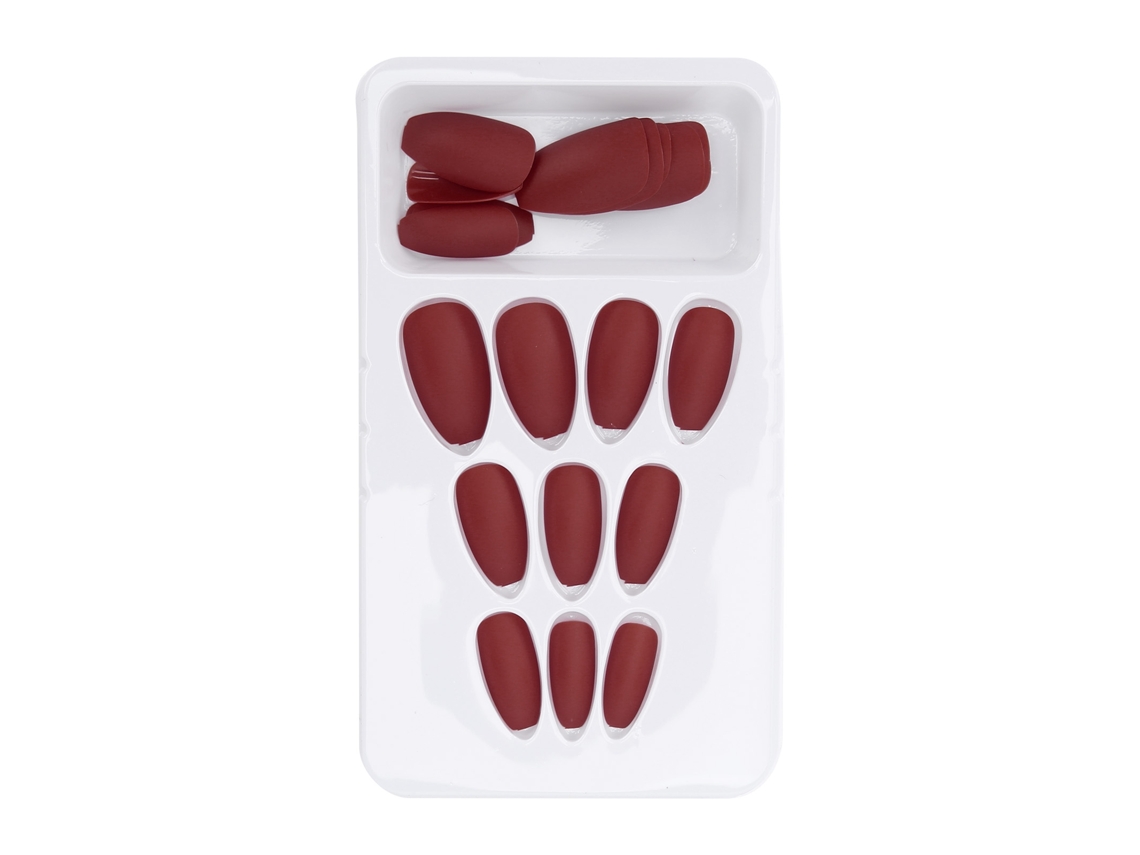 24 Uñas Postizas Largas De Cobertura Completa Coloridas Para Arte De Uñas Diy Y Salones F129