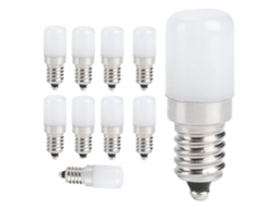 10pcs Lâmpada E14 1.5w Led Branco Quente 110v para Lustre | S/MARCA