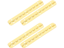 Toyvian Conjunto De 4 Dobradiças Pequenas Piano Para Caixas Madeira, Com Funcionamento Suave E Fácil Instalação, Para