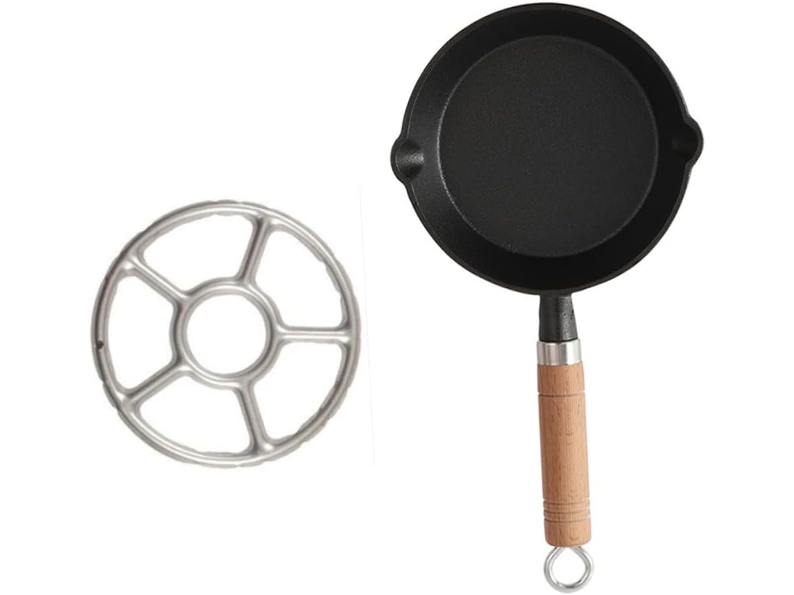 De 1 Frigideira Com Cabo Longo, Ideal Para Fogões Pequenos, Com Suporte Para Camping E Culinária Doméstica. Gokoco